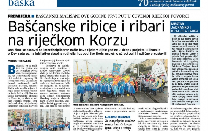 Bašćanske ribice i ribari na riječkom Korzu