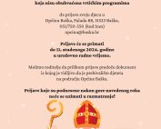 Obavijest roditeljima za sv. Nikolu