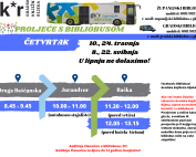 Raspored stajanja Županijskog bibliobusa u Općini Baška za travanj, svibanj i lipanj 2025.
